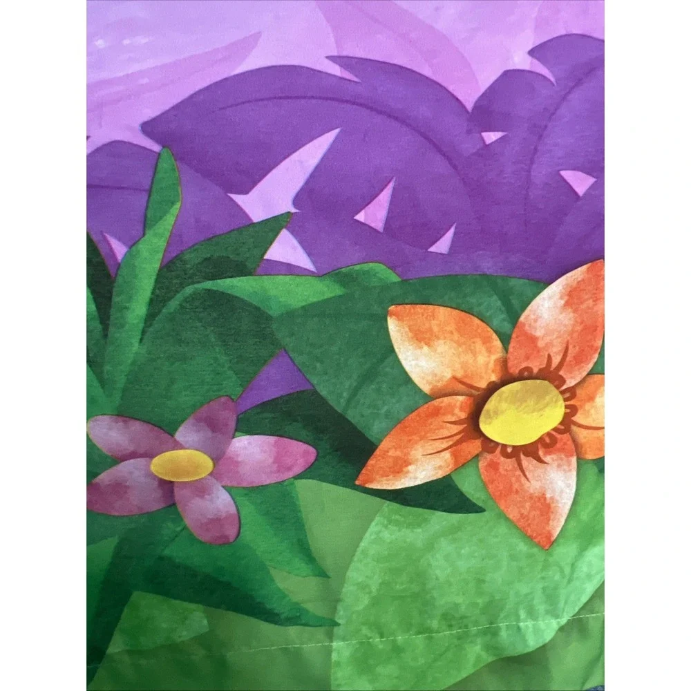 VTG 2012 Nickelodeon Dora the Explorer Curtains Lot of 4 Panels (2 Pairs) 42x84